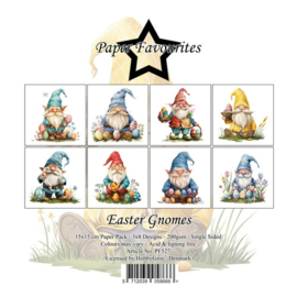 PF527 Paper Favourites 15x15 cm Easter Gnomes
