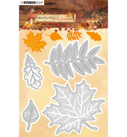 STENCILWA308 Snij- en embos stencil - Wonderful Autumn - Studio Light