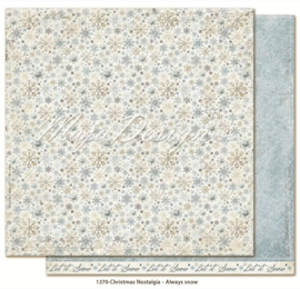 1370 Scrappapier Dubbelzijdig - Christmas Nostalgia - Maja Design - PAKKETPOST!