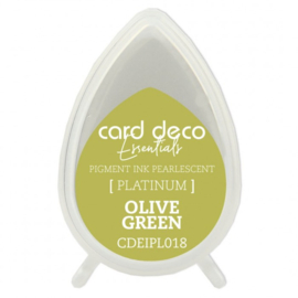 CDEIPL018 Card Deco Essentials Pigment Ink Pearlescent Olive Green