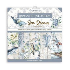 Paperpad 30.5 x 30.5cm -  Romantic  Sea Dream - Stamperia - PAKKETPOST!