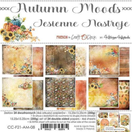 Craft O' Clock - Autumn Moods - Paper Collection Set - 15.2 x 15.2 cm