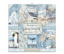 Paperpad 30.5x30.5cm - Arctic Antarctic - Stamperia * PAKKETPOST *