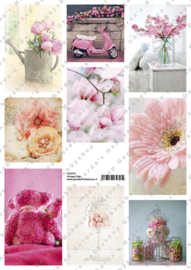 GH3218 Vintage vel - Pink - Gerda's Hobbyshop