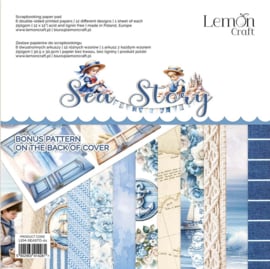 LEM-SEASTO-01 Paper Pad Sea Story 30,5x30,5cm, 250 gsm  - PAKKETPOST!