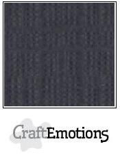 CraftEmotions linnenkarton 10 vel antraciet 27x13,5cm 250gr