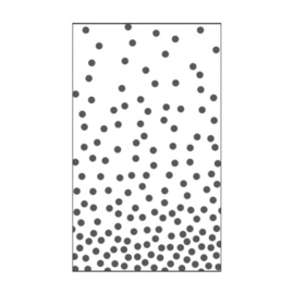100604-112 Dots Embossingstencil 3x5"- Vaessen