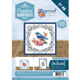 CH10046 Creative Hobbydots 46 - Berrie's Beauties - Happy Blue Birds