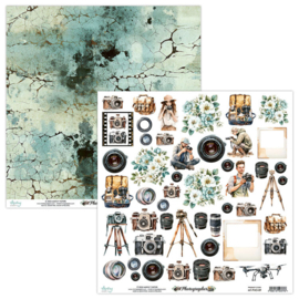 09 Mintay - Photographer - 12x12 Inch Elements Paper - PAKKETPOST!!!