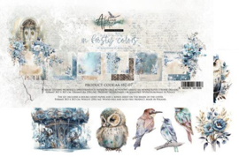 Art Alchemy - Paper Collection Set 30,5 x 30,5 cm - In Frosty Colors - PAKKETPOST!