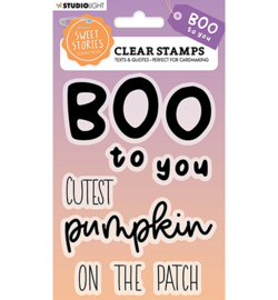 SL-SS-STAMP271 - Quotes large Boo to you Sweet Stories nr.271