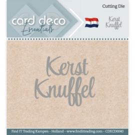 CDECD0040 Snij- en embosmal - Kerst Knuffel - Card Deco