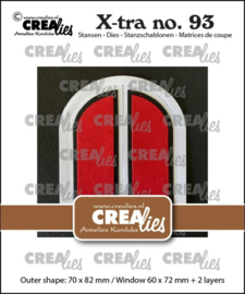 Crealies - X-tra - Boograam met Luikjes - nr. 93
