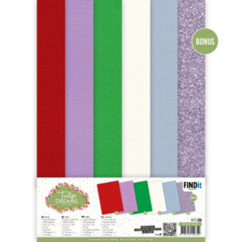 AD-A4-10035 Linen Cardstock Pack - Amy Design - Tulip Dreams - A4