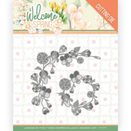 JAD10115 Snij- en embosmal - Welcome Spring - Jeanine's Art