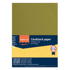 2928-079A Florence • Cardstock Papier 216g Textuur A4 Acacia 10x