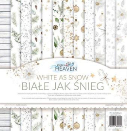 Paper Heaven - Paperpack - 305 x 305mm - White as snow - PH_BJS00set  - PAKKETPOST!