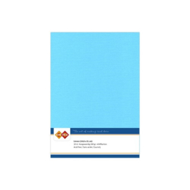 29 Hemelsblauw - Linnen Karton A5 - 10 stuks - 240 gram - Card Deco