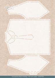 CDEST047 Stencil - Card Deco Essentials - We Are Men - Suit - A5