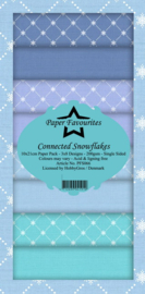 PFS066 Dixi Slimline PaperPack 10x21 cm Connected Snowflakes