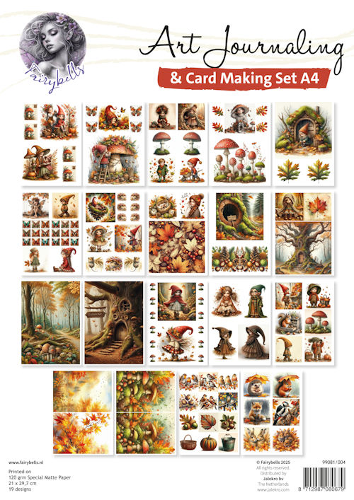 99081/004 Art Journaling Set A4 - Herfst