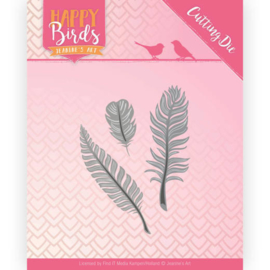 JADD10089 Snij- en embosmal - Happy Birds - Jeanine's Art