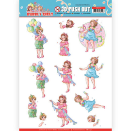 SB10441 Stansvel A4 - Bubbly Girls - Yvonne Design