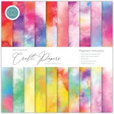 Essential Craft Papers 8x8 Inch Paper Pad Pigment Infusions (CCEPAD031E)