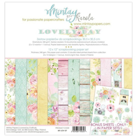 Paperpad Mintay - Lovely Day 30,5 x 30,5 cm - MT-LOV-07 - PAKKETPOST!
