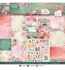JMA-SYL-DPP288 - Paper Pad Double-sided Scrapbooking Sending You Love nr.288
