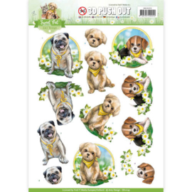 SB10195 Uitdrukvel A4 - Sweet Pets - Amy Design