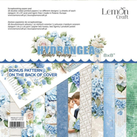 02 LemonCraft - Dear Diary - Hydrangea - Paper Pad 20.3x20.3 cm
