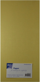 8099/0227 - Metallic Cardstock - Linen Structure - Joy Crafts - 15x30 cm - 20 vel - 250 gs