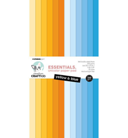 CCL-ES-UPP178 - Paper Pad Yellow & blue Essentials nr.178