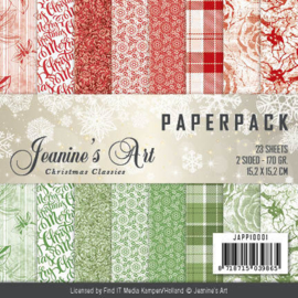 JAPP10001 Paperpad - Christmas Classic - Jenine's Art