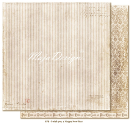 878 Scrappapier dubbelzijdig - I Wish - Maja Design