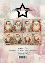 PFA142 Paper Favourites - Paperpad A5 - Santa Claus