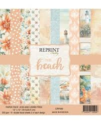 CRP089 Paperpad The Beach 12x12 - PAKKETPOST!!