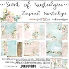 Craft O' Clock - Scent of Nostalgia - Paper Collection Set - 15.2 x 15.2 cm