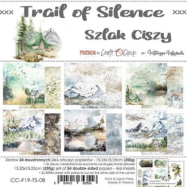 Craft O' Clock - Trail Of Silence - Paper Collection Set - 15.2 x 15.2 cm