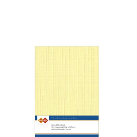 04 Geel - Linnen Karton A5 - 10 stuks - 240 gram - Card Deco