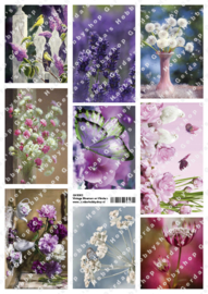 GH3063 Vintage vel - Bloemen - Gerda's Hobbyshop