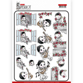 CD11466 3D vel A4 - Pierrot - Yvonne Creations