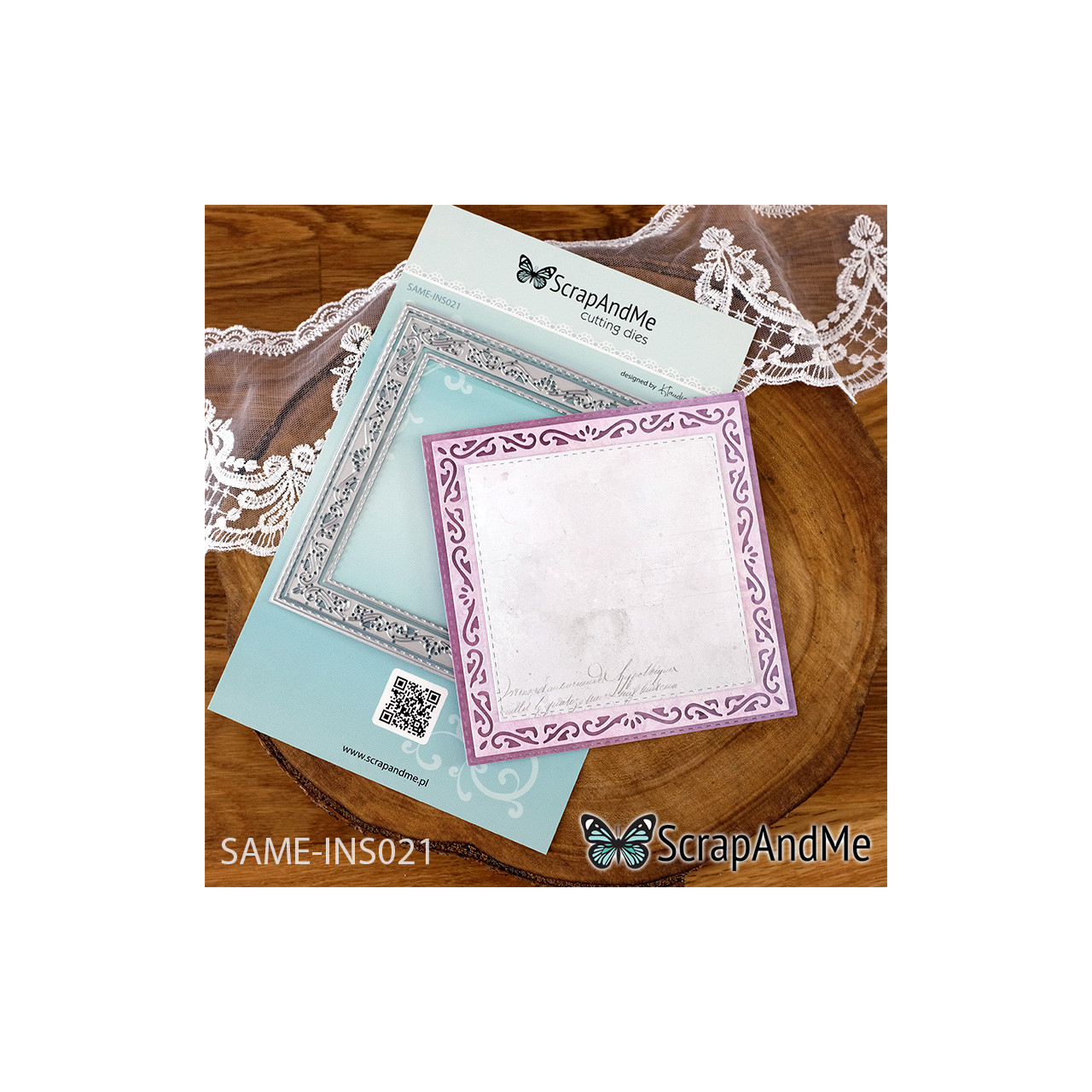 Card Background Squares SAME-INS021 Cutting Die - ScrapAndMe