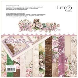 Paper Pad Secret Garden 20,5x20,5cm, 250 gsm - Lemon Craft