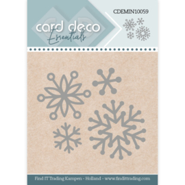 CDEMIN10059 Card Deco Essentials - Mini Dies - 59 - Snowflakes