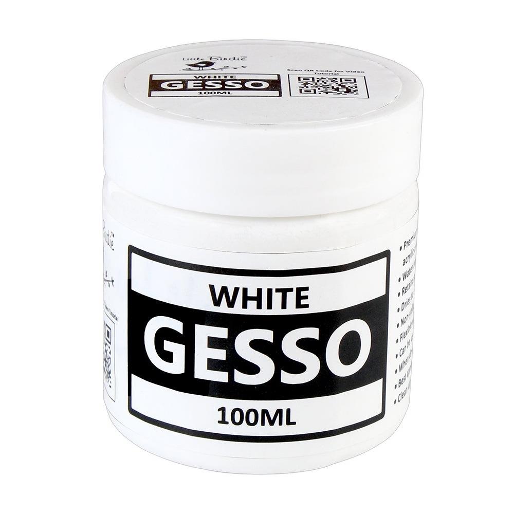 CR75625 Little Birdie Gesso 100ml - White - PAKKETPOST!!!