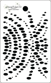 Maremi's Tag Stencil 'OVAL DOTS'