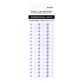 Dimensional Two Tone Purple Enamel Dots (96pcs) (SCS-289)