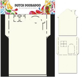 470.713.510 Dutch Doobadoo Dutch Card Art stencil Huis 2-delig A4 1x16.6x12.5 en 2x11.5cm